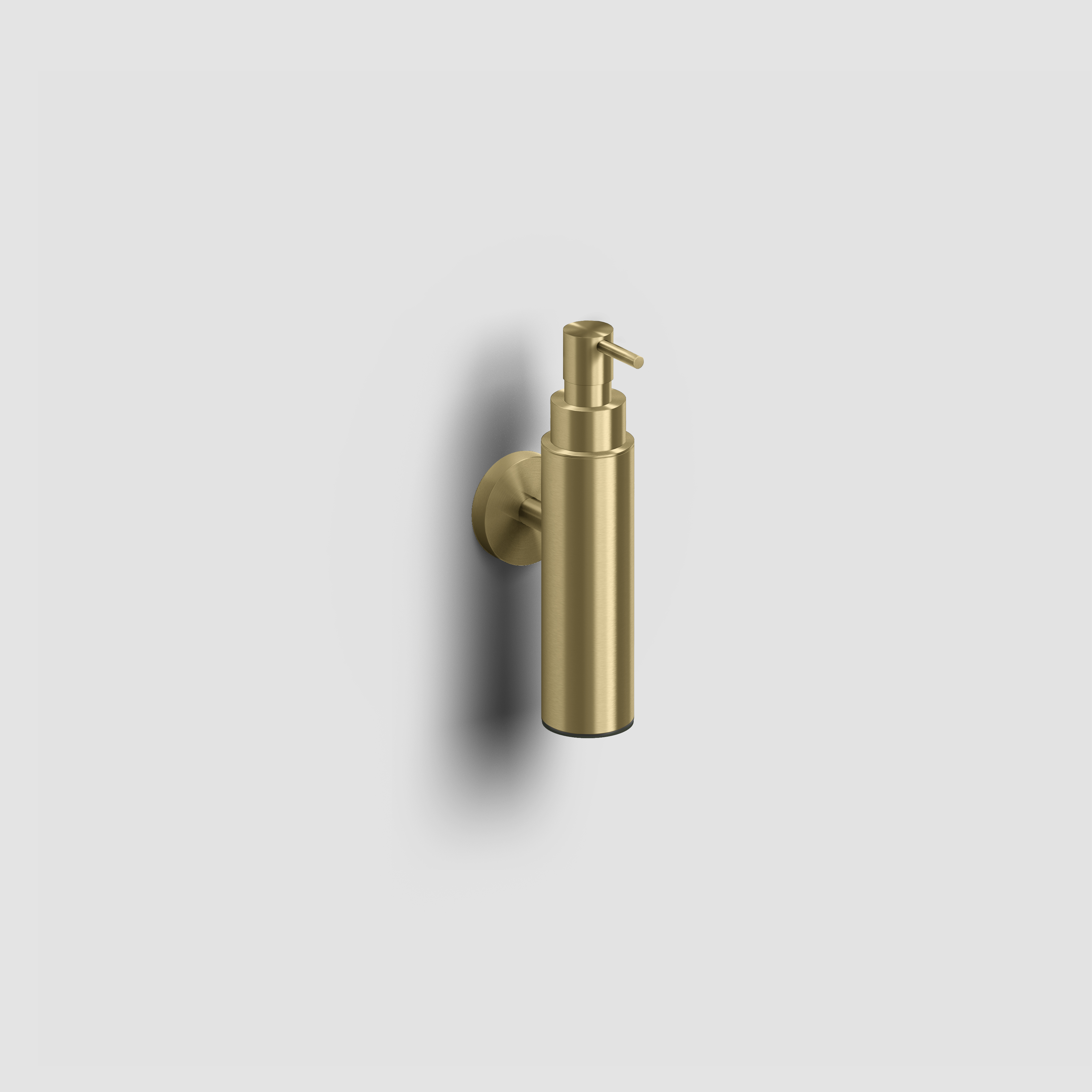 Clou Sjokker zeepdispenser 100cc, wandmodel, goud geborst. PVD
